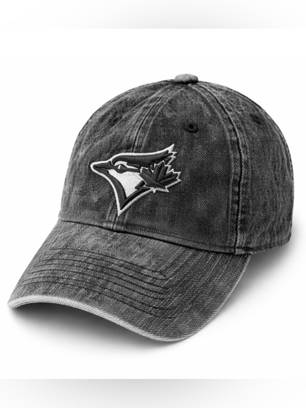 Aritzia New Era Blue Jays Hat - Acid Wash Black